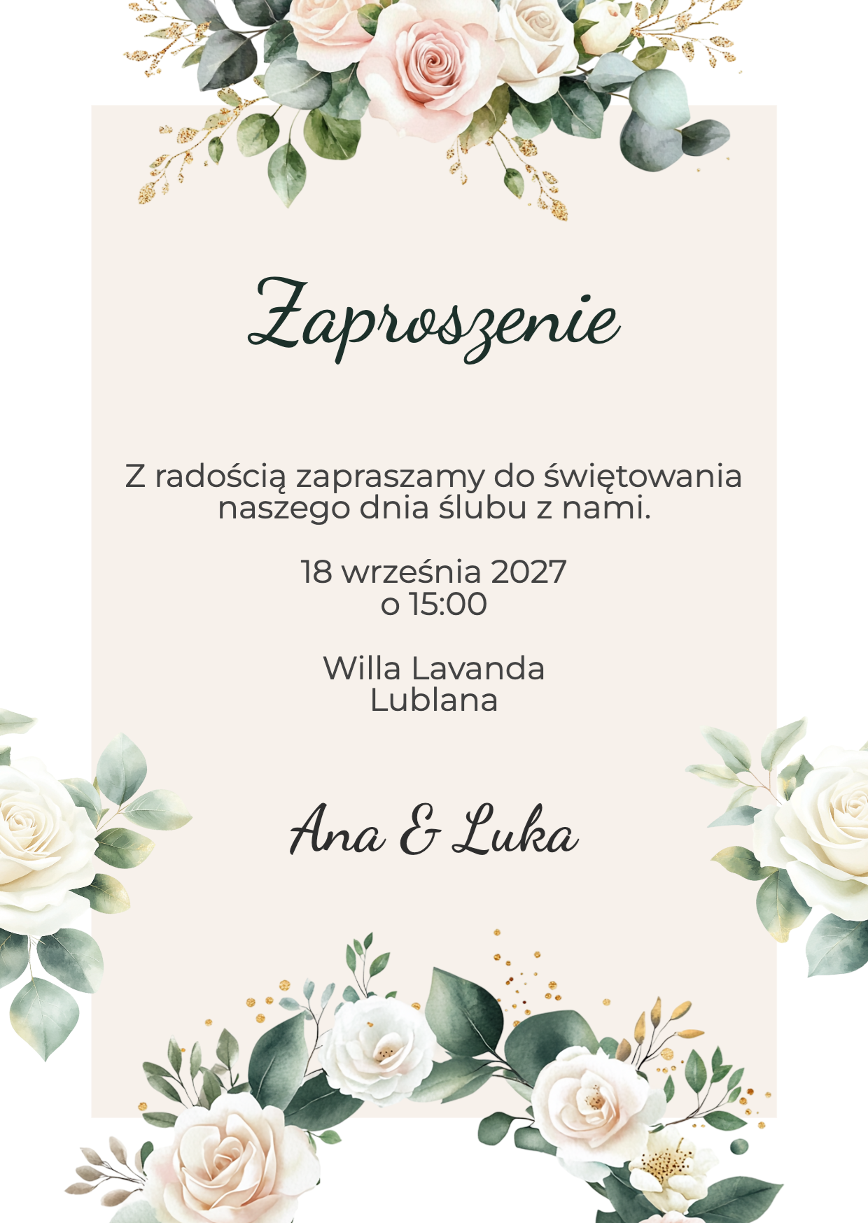 Kwiatowa ramka